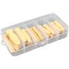HGENAHGTF Dry Fly Foam Body Set 18 pezzi schiuma EVA per uso mosca | Forme pre-tagliate a cellule chiuse per pescatori e livelli a casa