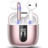 TIMU Cuffie Bluetooth, Auricolari Bluetooth 5.4 Stereo HiFi con 4 ENC Mic,Cuffie Wireless con LED Display 50 Ore, Cancellazione Rumore Cuffiette Bluetooth,Touch Control,IP7 Impermeabile Auricolari Wireless