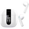 TIMU Cuffie Bluetooth, Auricolari Bluetooth 5.4 Stereo HiFi con 4 ENC Mic,Cuffie Wireless con LED Display 50 Ore, Cancellazione Rumore Cuffiette Bluetooth,Touch Control