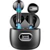 Renimer Cuffie Bluetooth 5.4 2026 Nuovo, Auricolari Wireless con Riduzione del Rumore ENC 4 Microfoni, 55 Ore di Riproduzione Qualità audio HD, IPX7 Impermeabili, Android/iOS, Fitness/Rilasso/Campeggio