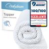 Dailydream Topper singolo 90x200 cm memory foam, altezza 5 cm, «Edition Cool Touch, Model M », Topper per materasso, divano letto o letto da campeggio, Coprimaterasso confortevole