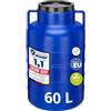 Garronda Tanica Acqua HDPE per Alimenti 60L Blu GD-0078