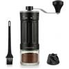 OrkeyDolk® Macinacaffè manuale esterno regolabile con meccanismo conico di alta precisione in ceramica, regolazione a 40 livelli, adatto per aeropress, Pour Over e Moka.