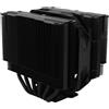 THERMALRLGHT TR-Thermalright Peerless Assassin 120 MINI Nero dissipatore per CPU, doppia torre con tubi di calore 6 x 6 mm, ventola PWM da 12 cm, basso livello di rumore 25,6 dBA, coperchio superiore nero, per AM5