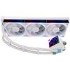 THERMALRLGHT TR-Thermalright Frozen Infinity 360 Bianco Liquido CPU Radiatore, Radiatore Aio 360mm con Effetto Luce Infinity Mirror, 2000RPM, per AMD AM4/AM5, Intel LGA1851/1700/1150/1151