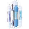 Geekpure Sistema di filtraggio dell'Acqua ad osmosi inversa per Acquario Portatile a 4 stadi con Filtro DI-100GPD