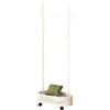 Generic Appendiabiti girevole a 360° con cestino per vestiti Hanr per ingresso e camera da letto le Stand appendiabiti bianco 60 cm versatile e slish nizer