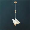 AstrizLamp Lampadario farfalla Sala da pranzo apparecchio di luce oro Luce del pendente Isola di cucina 4500K 5W moderno LED chiaro acrilico farfalla lampada, per camera da letto, soggiorno, scala
