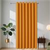 Joydeco Tende Oscurante per Interni 1 Pezzi L 200 x A 260 CM, Tenda Porta Termiche Isolante con Occhielli per Soggiorno e Camera da Letto Moderne, Arancione