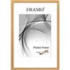 FRAMO Cornice foto 26 x 29 cm in legno massello | Dorato | Bordo esterno nero | Colore/dimensione selezionabile | cornici per manifesti | Puzzle | Poster | N°052