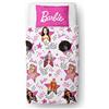Barbie - Set copripiumino e federa per letto singolo, design ufficiale a stelle, reversibile, due lati, biancheria da letto con federa coordinata | Character World Brands Set letto singolo