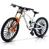 Generisch Modello universale di bicicletta con dita, scala 1:10, modello di mountain bike giocattolo, modello finger mountain bike decorazione, miniatura finger bicicletta, mini modello di bicicletta