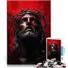 AITEXI Puzzle 1000 pezzi per adolescenti Ritratto di Gesù Cristo Gioco impegnativo e gioco in famiglia Decorazioni e regali unici per la casa 75x50cm