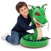 Play by Play Grandi peluche XXL - compatibili con Stitch, Sonic, Spiderman, Spongebob, Grinch, Minecraft & altro Licenza originale 60-120cm (Dragonball Shenlong Drago 60cm)