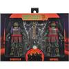 NECA Teenage Mutant Ninja Turtles 3 (Movie) - Tartarughe nel tempo, action figure da collezione in scala 1:7, Donatello e Raffaello, confezione da 2