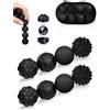 Willingood 8 sfere magnetiche in silicone Fidget Toys, sfere magnetiche sensoriali, giocattolo portatile anti-stress, giocattolo per bambini e adulti (nero)