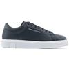 ARMANI EXCHANGE Venice Con Logo Ricamato Sulla Suola Della Piattaforma, Scarpe da ginnastica Uomo, Blu Navy, 44 EU