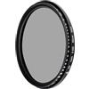 MoSundi Filtro ND variabile da 52 mm ND2-400 Slim Frame 52 mm Filtro a densità neutra in vetro ottico multistrato regolabile ND filtro 52 mm per fotografia d'acqua paesaggistica 52 mm Filtro ND variabile da