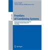 Cesare Tinelli Frontiers of Combining Systems (Tascabile)