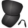 SAUCER Lenti di ricambio premium e naselli per occhiali da sole Oakley Split Shot OO9416 ad alta difesa - Carbon Black Polarized, Carbon Black Polarizzato, Taglia unica