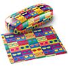 FEFI - Custodia rigida con panno in microfibra abbinato, Multicolore, M