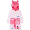Peppa Pig Vestaglia Bambina Bimba, Morbida e Caldo Pile Accappatoio Bagno con Cappuccio e Cintura, Regalo Bambina (2-3 Anni, Rosa)