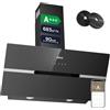 CIARRA CBCB9736F Classe A+++ Cappa Aspirante Inclinata 90cm 60dB Nero