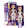 Bambola Mina Bambole Alla Moda Stile K-Pop Starlight, Capelli Viola Con Codini.