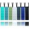Hoaisun Set di 7 collane da masticare per bambini, in silicone per bambini con ADHD, SPD, autismo, esigenze di masticazione, giocattoli orali in gomma per adulti per ridurre l'ansia da masticare e