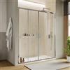 DEGHI Box doccia nicchia 160 cm doppio scorrevole con vetro trasparente e profilo cromo 190h - Mirea