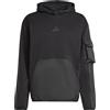 ADIDAS Felpa con cappuccio Adidas City Tech Utility , Nero