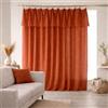 HOME LINGE PASSION Tenda in 100% garza di cotone 180 x max 300 cm (regolabile) Terracotta