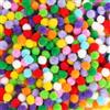 VINATO 1000 Pezzi Pon Pon Colorati 1 cm - Kit Palline in Feltro 10 Colori