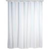 Wenko 19145100 Tenda Doccia Monocolore Lavabile, Poliestere, 120 x 200 cm, Bianco