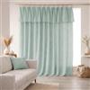 HOME LINGE PASSION Tenda in 100% garza di cotone 180 x max 300 cm (regolabile) verde acqua