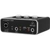 BEHRINGER UM2 U-PHORIA INTERFACCIA 2X2 USB SCHEDA AUDIO 2 IN 2 OUT PREAMPLIFICATORE MICROFONICO SOFTWARE PC MAC
