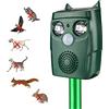 outsweat Repellente Gatti, Ultrasuoni per Topi, Solare Repellente per Topo Ultrasuoni per Animali, Serpente, Gatto, Piccioni, Conigli, Scoiattolo, Topo, per Giardino e Cortile