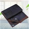 YSPP Tenda Vela Rete Ombreggiante Rettangolare 2x3.0m Panno Ombreggiante Telo Ombra Ombra 90% Protezion Raggi UV Tela Ombreggiante Vela Parasole Giardino Patio Pergola Cortile Terrazza,black-4x7m
