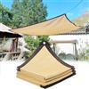 Generic Rete Ombreggiante Beige, Rete Telo Ombra Rettangolare, Vela Traspirante Dell'ombra Con Gli Occhielli 1m 2m 3.0m 4.0m 5m 6m 7m 8m 9m 10m 12m 15m(Size:2x4.0m(6.6x13ft))