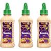 Generic 3X Confezioni Per Develey Salsa Aioli con Sesamo 225 ml | Salsa Cremosa con Sesamo Tostato | Ideale per Falafel, Hummus, Verdure, Riso e Panini | Bottiglia con Tappo Dosatore