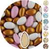 EinsSein 1kg Confetti di Mandorle Matrimonio Conchiglia Mix bianco-rosa-oro confettata confetto battesimo comunione cresima nascita confettis alla laurea decorazioni bimba bomboniere confetto mandorla