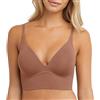 Maidenform Bralette da Donna M Senza Cuciture, Senza Cuciture, Senza Fili, Convertibile, Stile Canottiera, Castagna bronzata, M, Castagno Bronzato, M