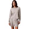 Calvin Klein Relaxed Crew Pullover 000qs7273e Felpa a Maniche Lunghe Donna
