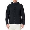 Amazon Essentials Giacca da Trekking Tecnica con Cappuccio e Cerniera Integrale, Leggera e Idrorepellente Uomo, Nero, L