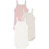 Petit Bateau A0cwv Body Con Spalline Bimba 0-24 (Pacco da 3)