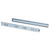 Emuca 3007305 Guide/Binari con Cuscinetti a Sfere ad Estrazione Totale per Cassetto, 45 x 400 mm, Zincato, 400mm