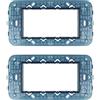 puntoluceled Supporto Telaio portafrutti compatibile con Vimar Arke 4 moduli - Incasso cassetta 504