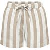 ONLY Shorts Onlgoa MW Lin Bl Pantaloncini Pull-Up CC Pnt, Cloud Dancer, S Donna