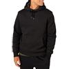 Amazon Essentials Felpa con Cappuccio con Fodera in Sherpa Uomo, Nero, XXL