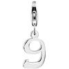 Nenalina charm numero 9 in argento per donna 713264-000